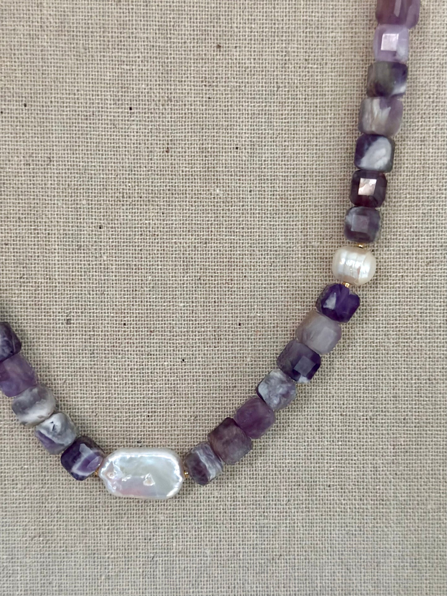 Jane necklace #1 in amethyst