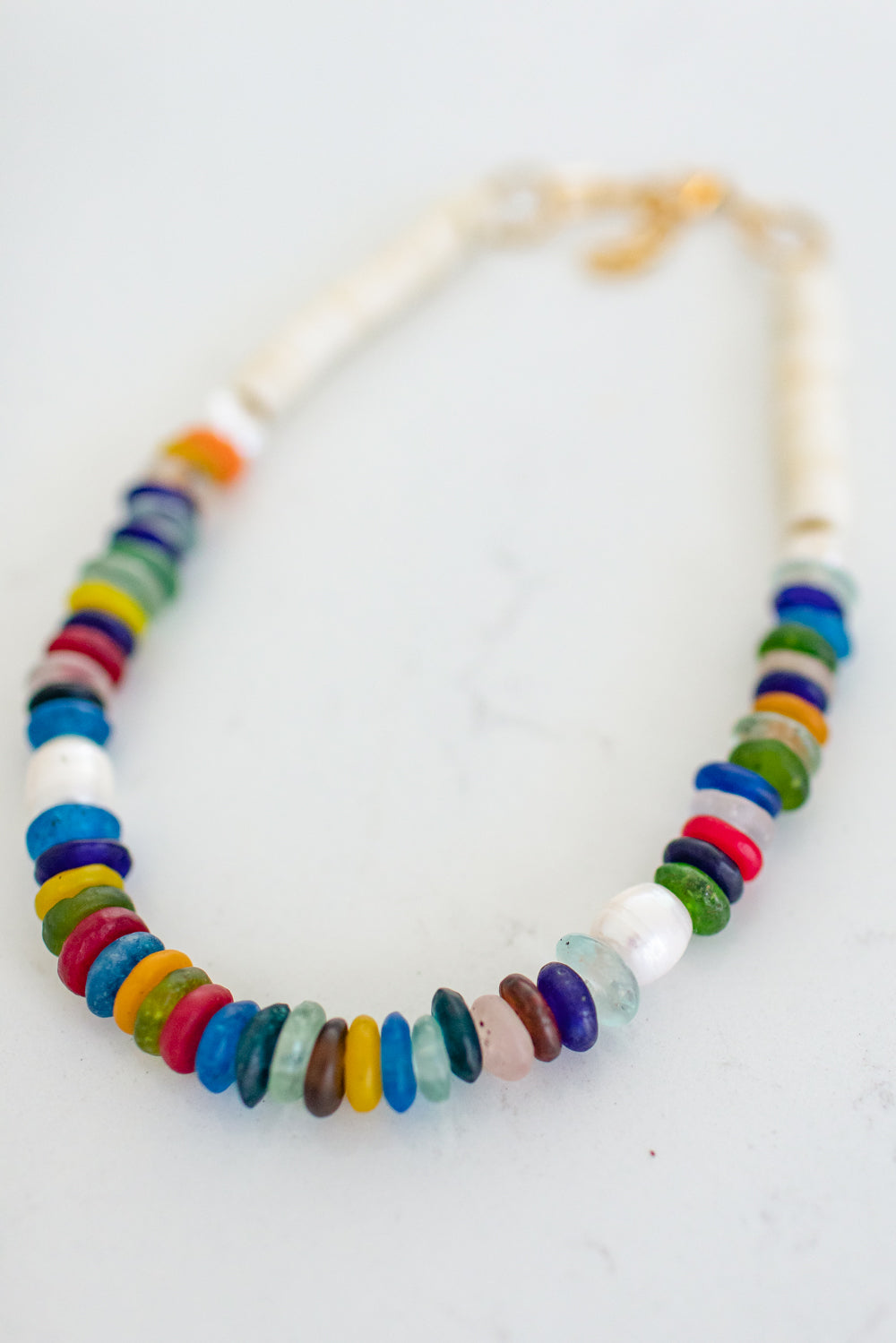 Grace recycled glass necklace