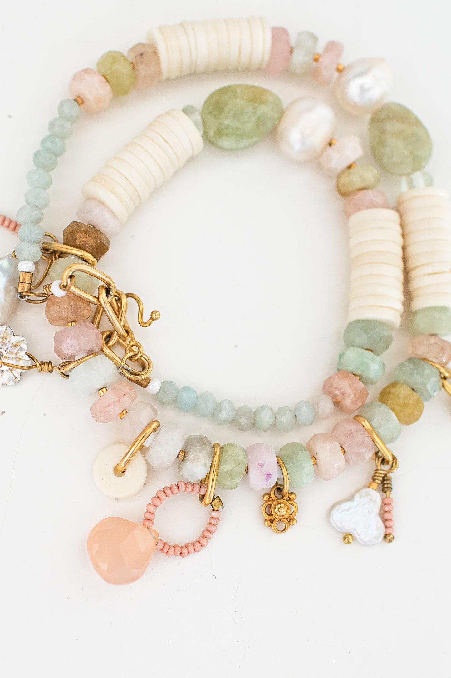 Jen Necklace in Morganite