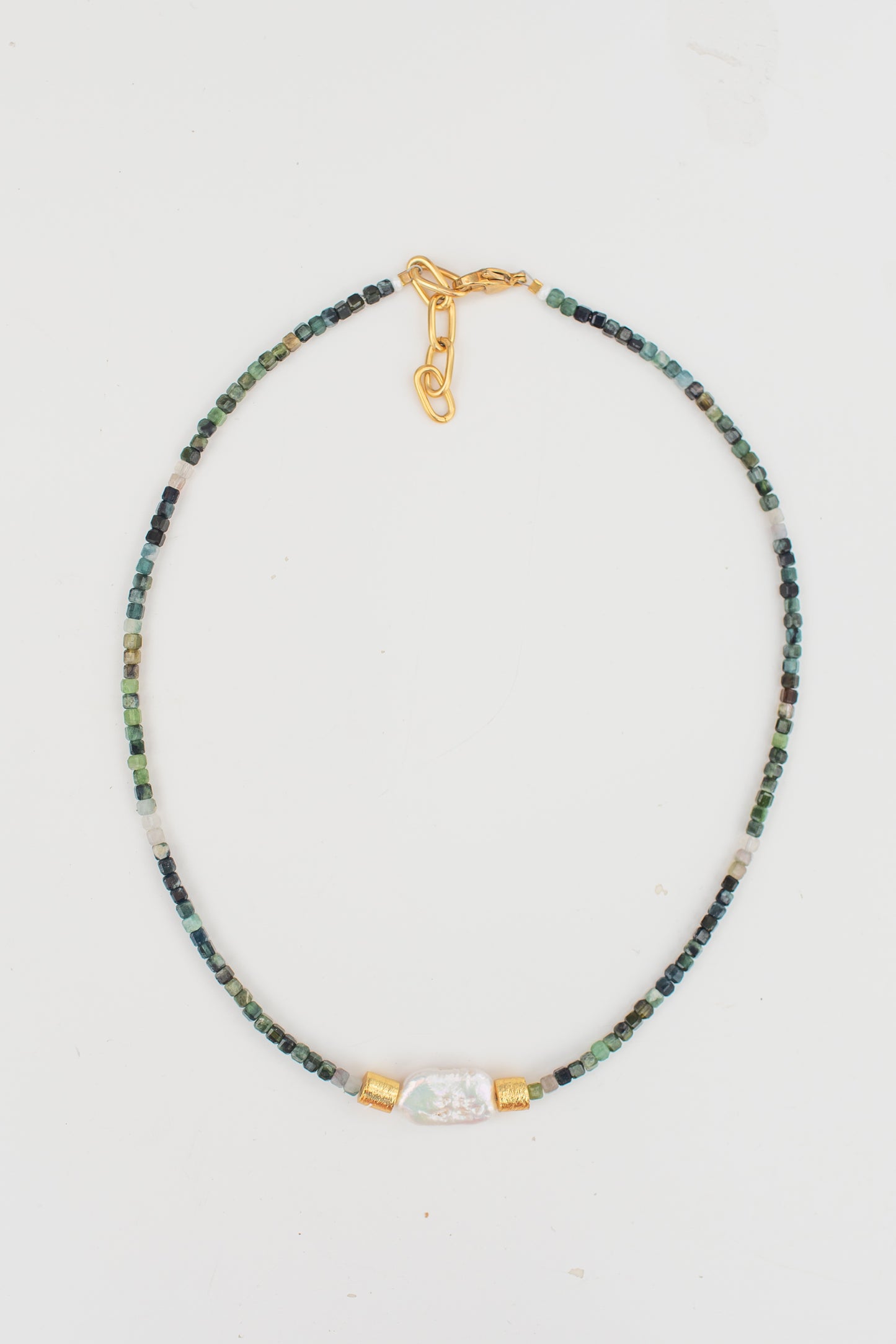 Tourmaline layering necklace