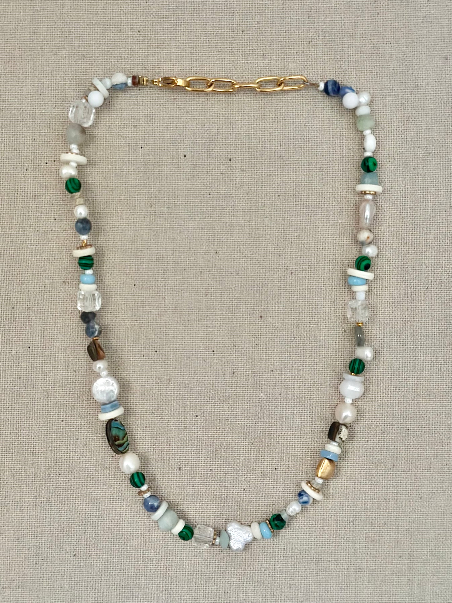 Azure necklace