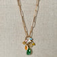 Casey long charm necklace