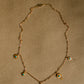 Heirloom lucky turquoise necklace in fine gold