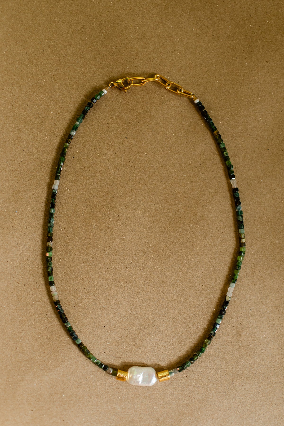 Tourmaline layering necklace
