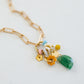 Casey long charm necklace
