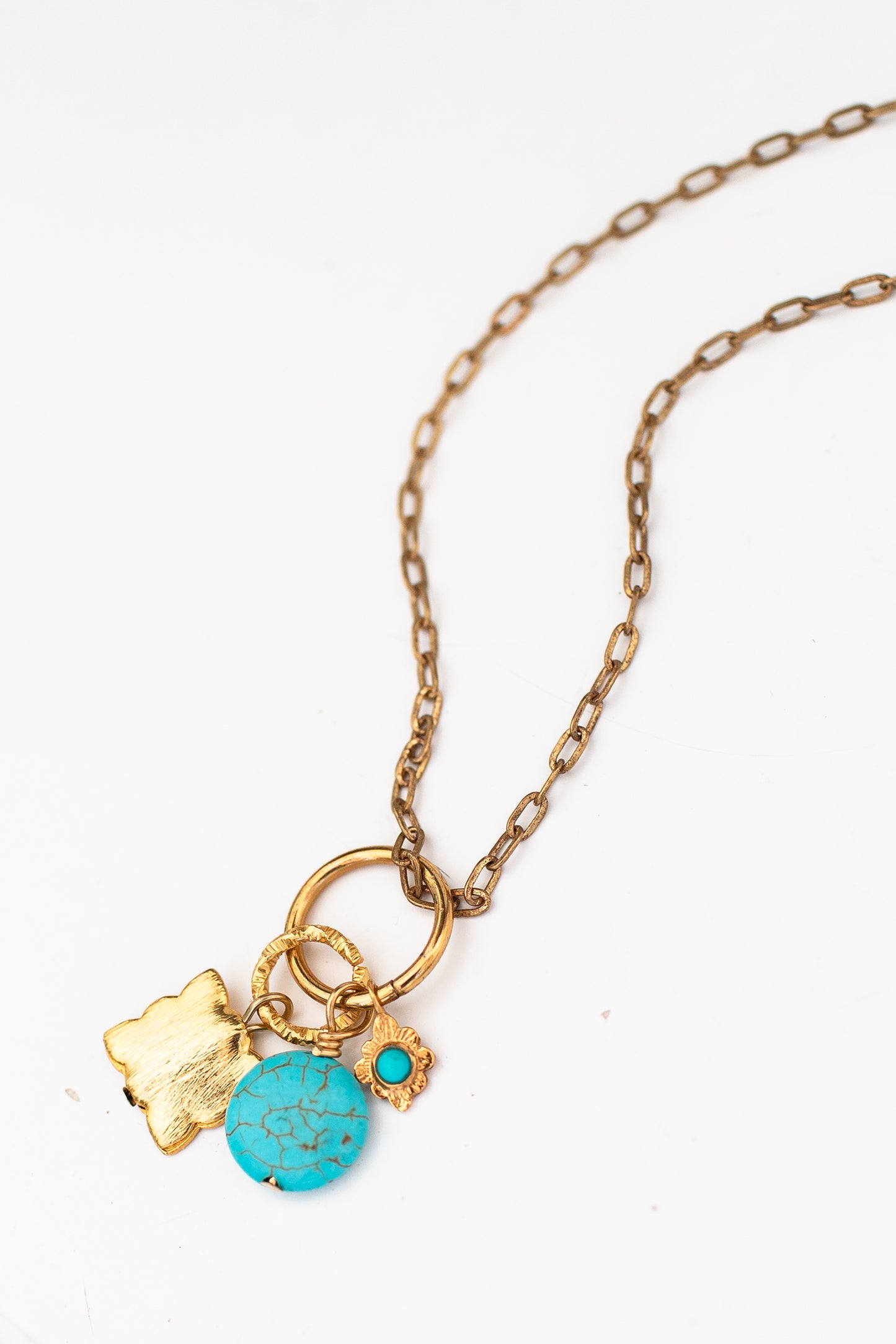 Turquoise layering necklace