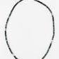 Mens + Womens Polished Tourmaline Necklace in shades of green