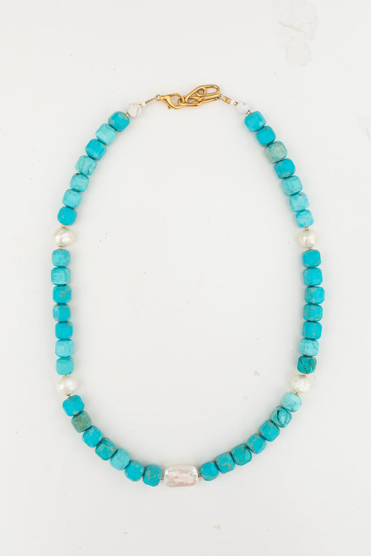 Jane Necklace in Turquoise